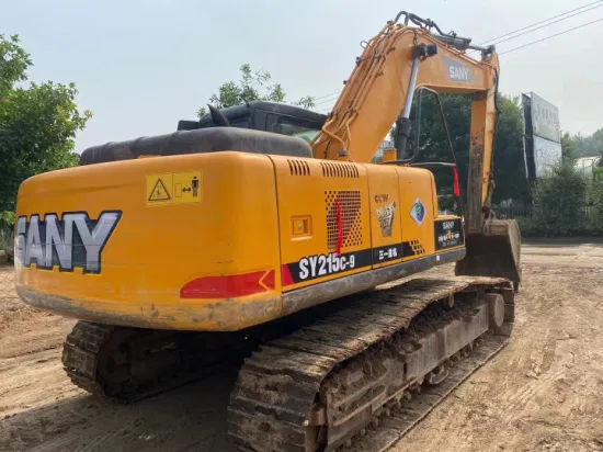 China Brand Used Sany Excavator Machine Second Hand Crawler Type Sany Sy215c